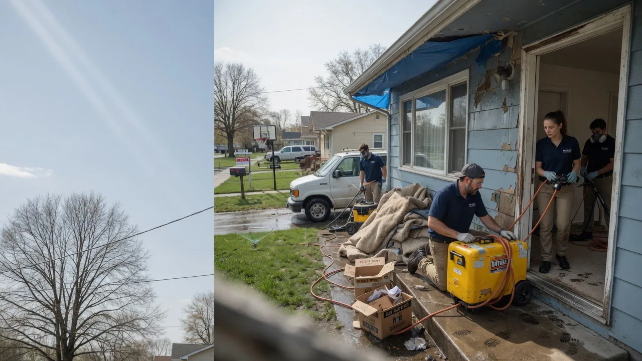 Basement Flood Cleanup in Morrowville, KS near me